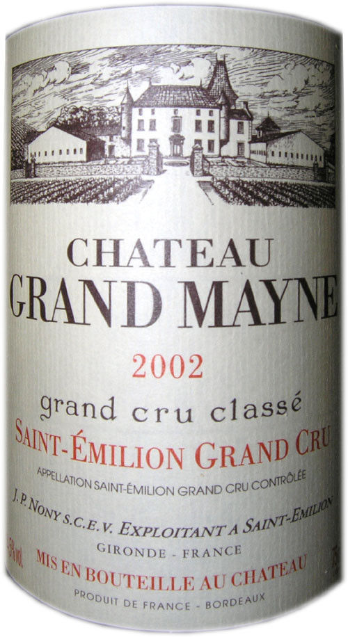Chateau Grand Mayne 2002