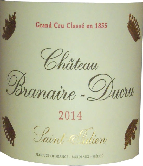 Chateau Branaire Ducru 2014