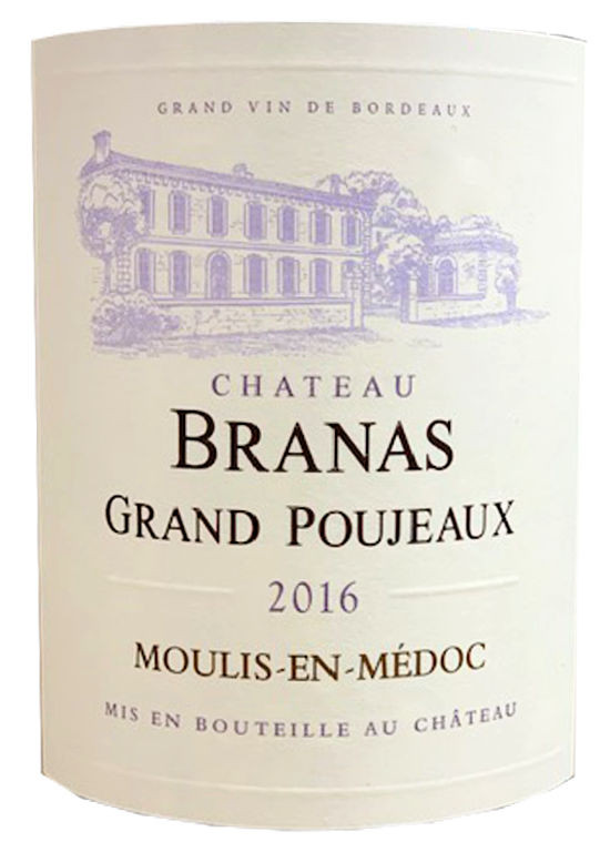 Chateau Branas Grand Poujeaux 2016