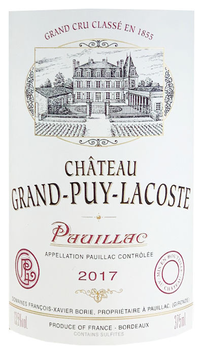 Chateau Grand Puy Lacoste 2017 (0,375l)