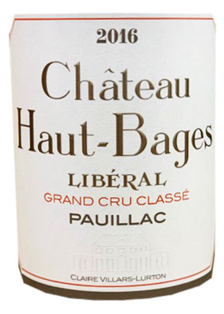 Chateau Haut Bages Liberal 2016