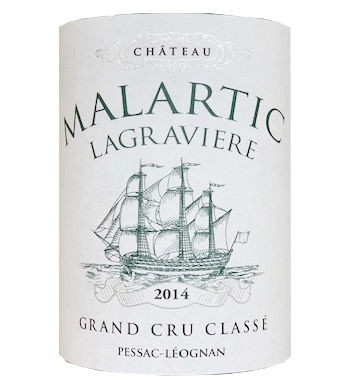 Chateau Malartic-Lagraviere weiß 2014