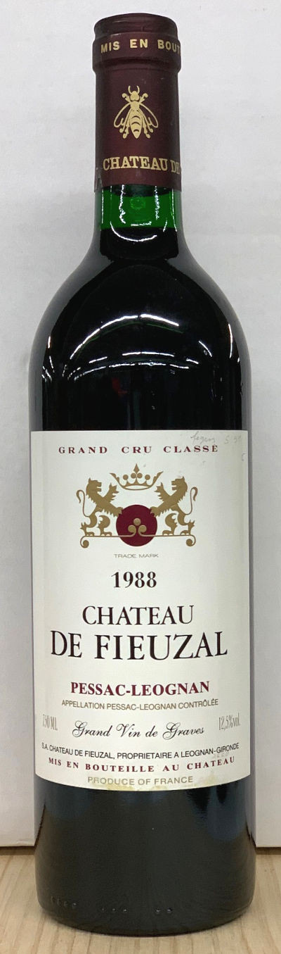 Chateau de Fieuzal rot 1988