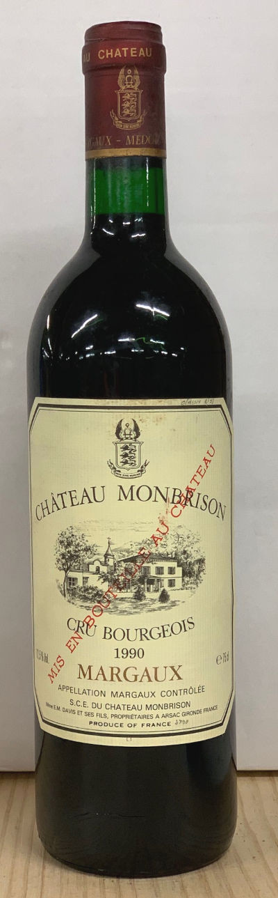 Chateau Monbrison 1990 (Etikett)