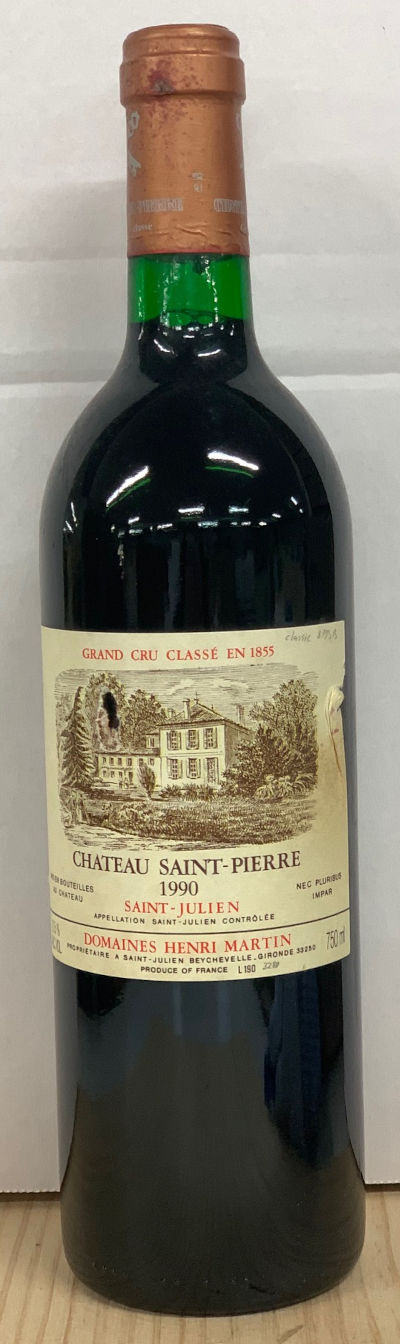 Chateau Saint Pierre 1990 (Etikett)