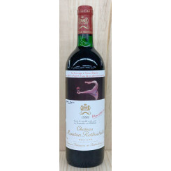 Chateau Mouton-Rothschild 1990 Etikett