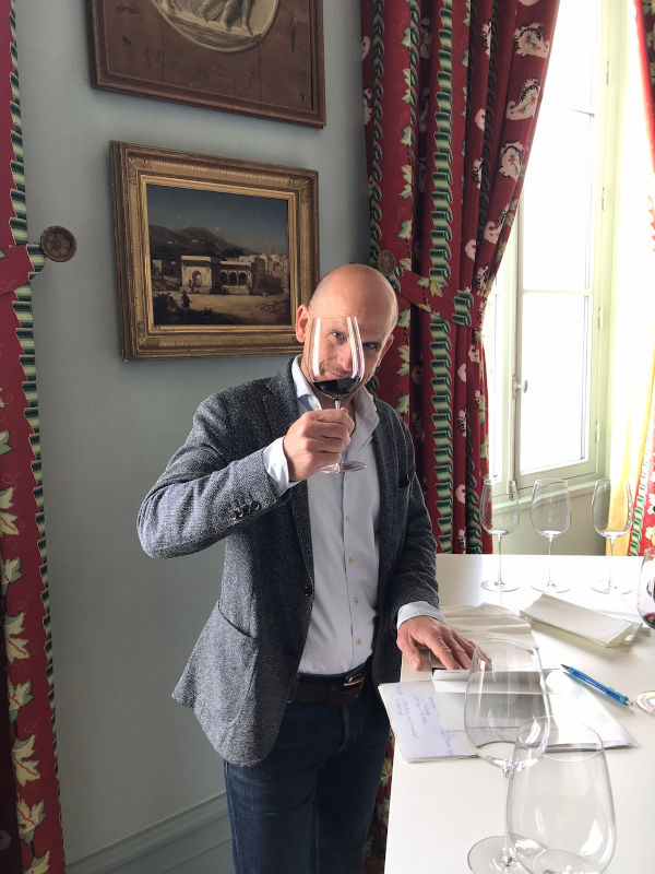 Axel Buess besucht Chateau Pichon Baron während der Bordeaux-Subskriptionskampagne für den Jahrgang 2021