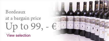 Bordeaux at a bargain price. Up to 99,- Euro